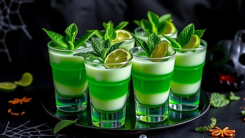 Haunted Mansion Mojito Jello