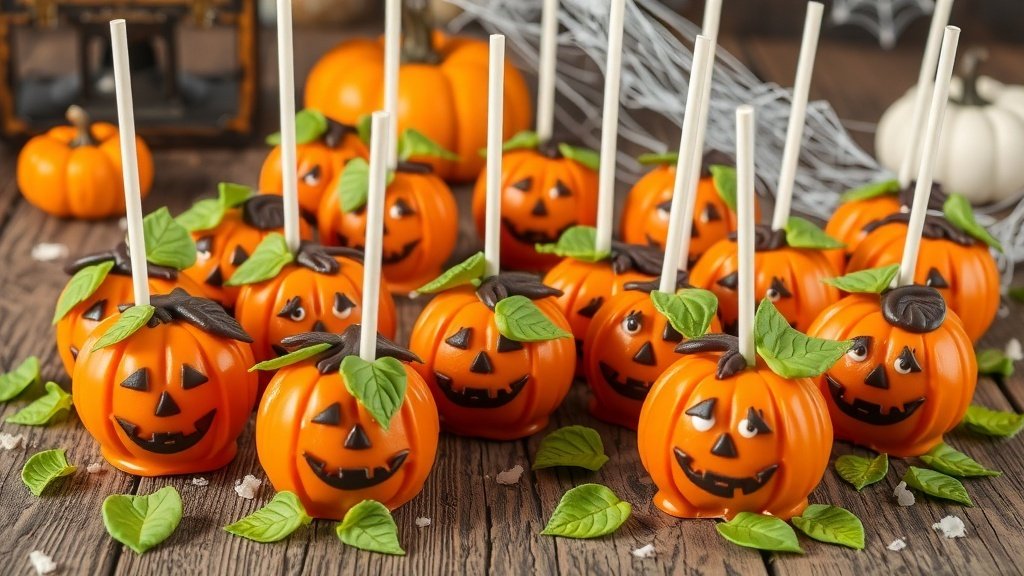 Haunted Pumpkin Patch Cake Pops