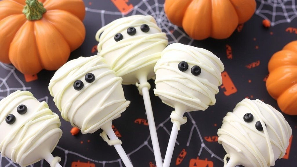 Mummy Bandage Cake Pops