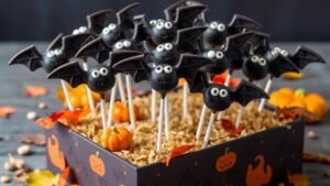 Bat Wing Cake Pops