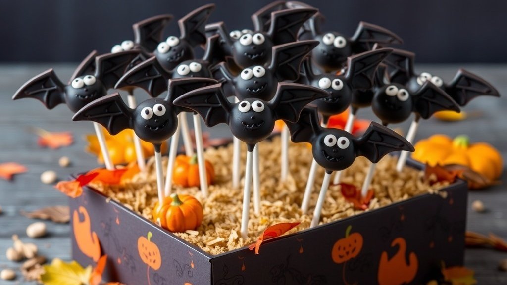 Bat Wing Cake Pops