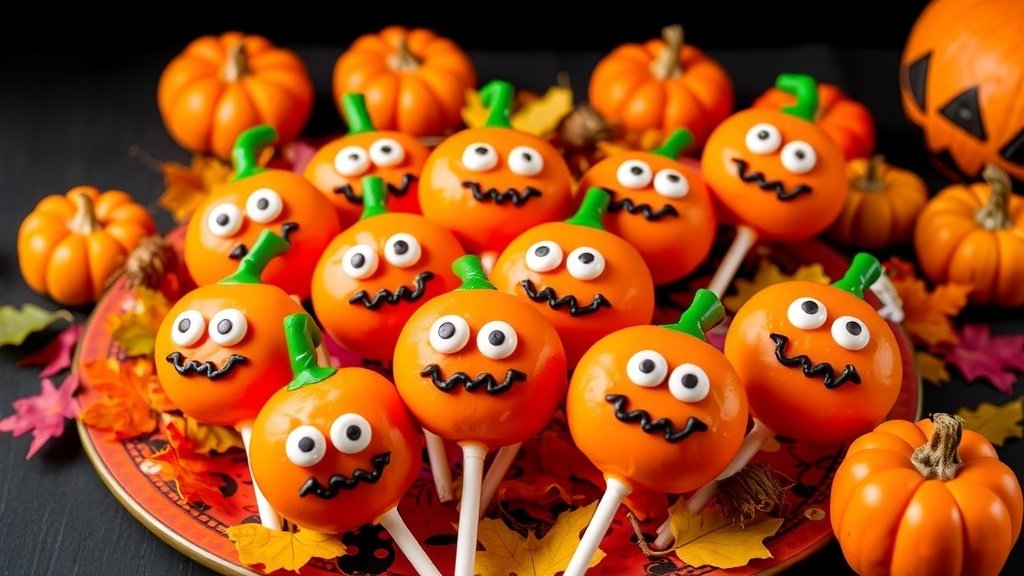Pumpkin Patch Monster Cake Pops