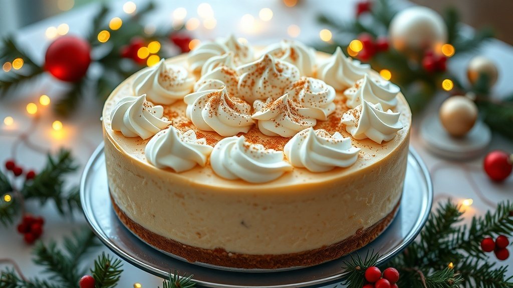 Eggnog Cheesecake