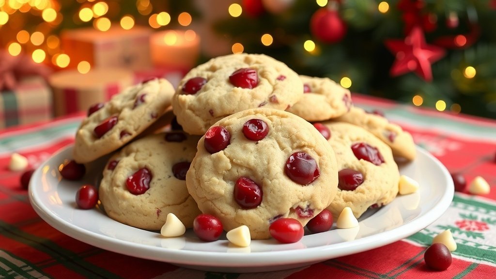 White Chocolate Cranberry Cookies