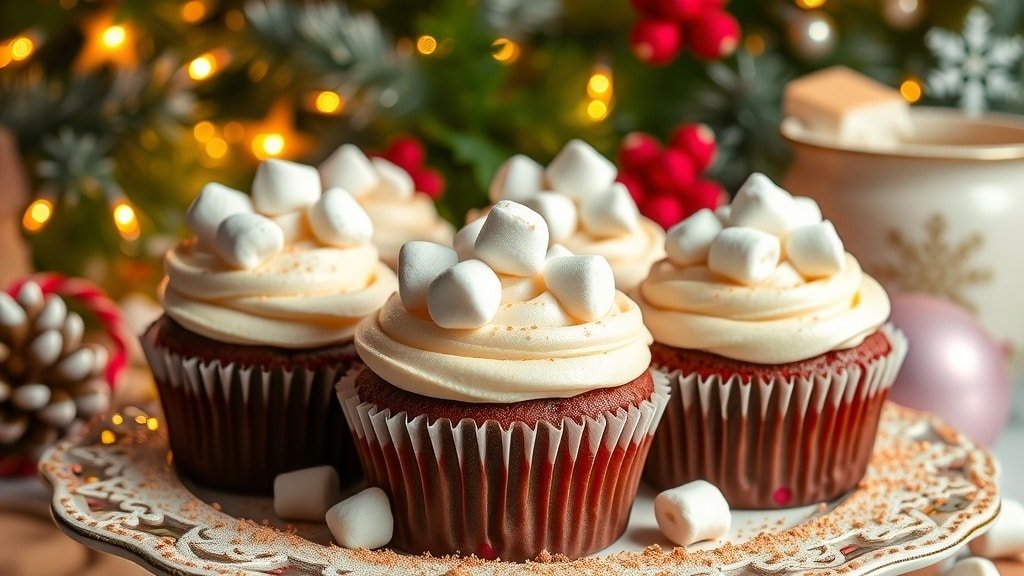 Hot Cocoa Cupcakes