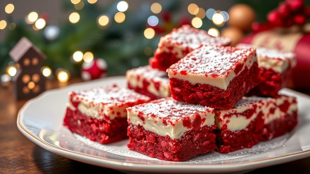 Red Velvet Cheesecake Bars