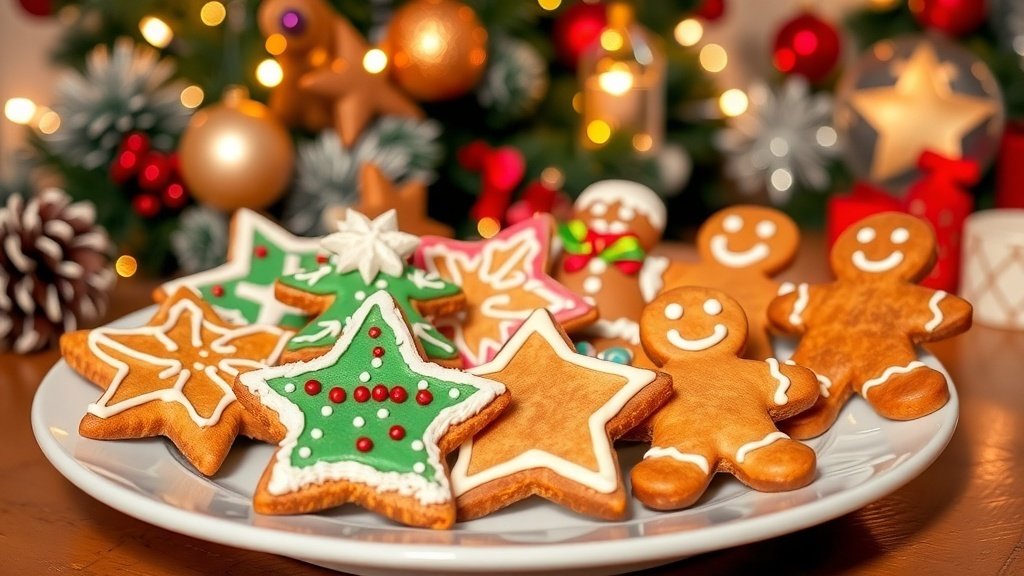 Frosted Gingerbread Cookies