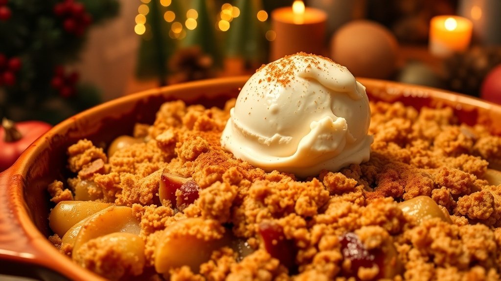 Spiced Apple Crumble