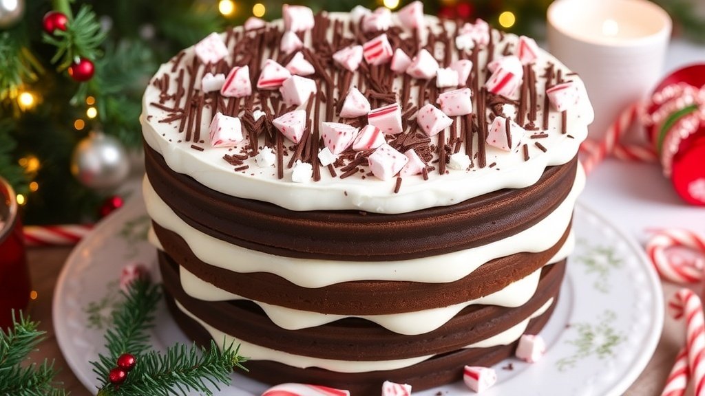 Peppermint Icebox Cake