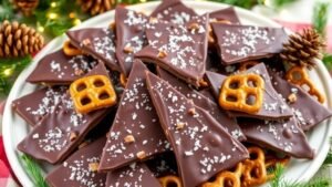 Salted Caramel Pretzel Bark