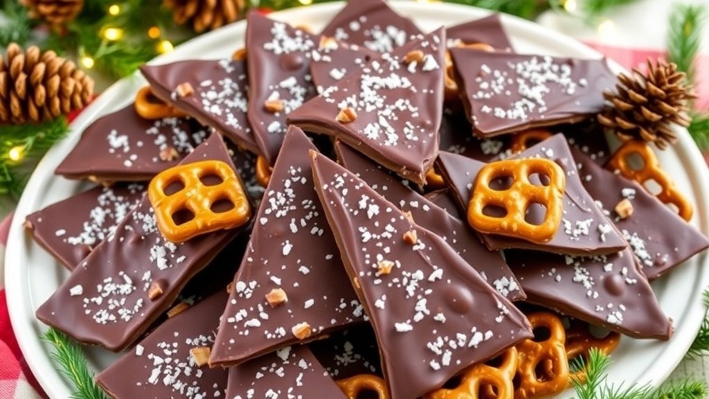 Salted Caramel Pretzel Bark