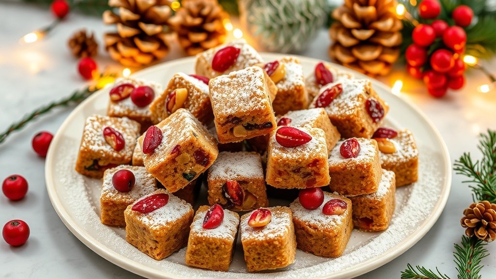 Classic Fruitcake Bites