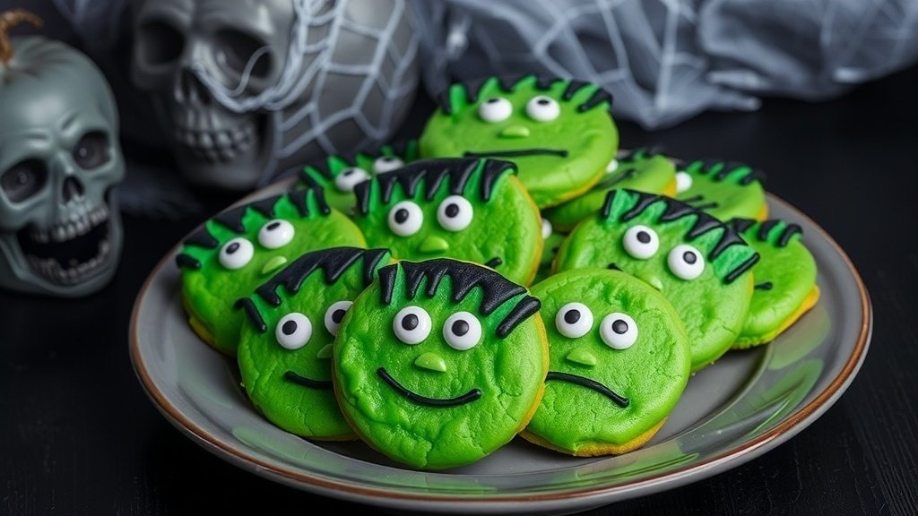 Frankenstein Monster Cookies