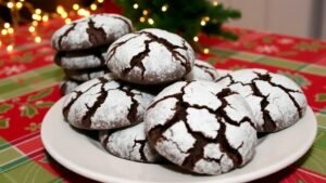 Chocolate Crinkle Cookies