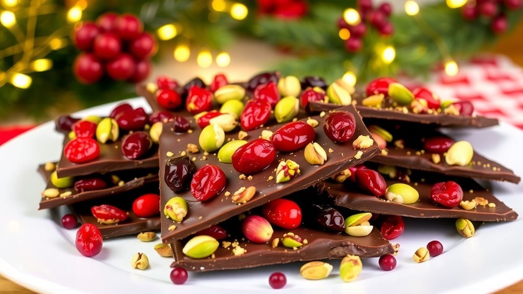 Cranberry Pistachio Bark