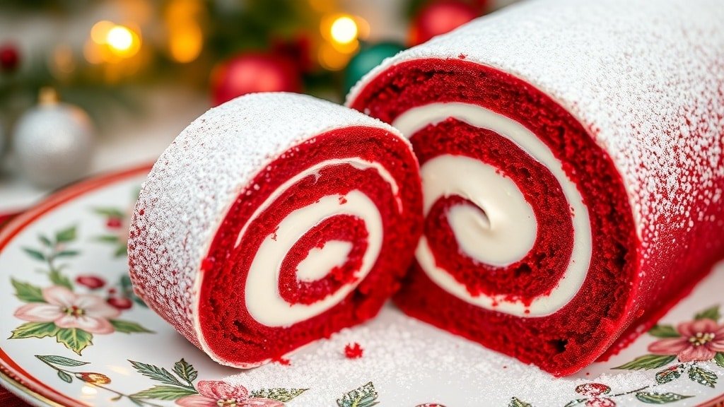 Red Velvet Cake Roll