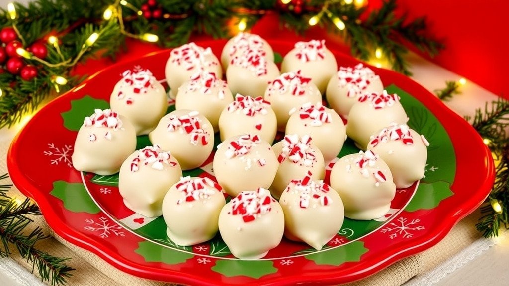 Peppermint Oreo Truffles