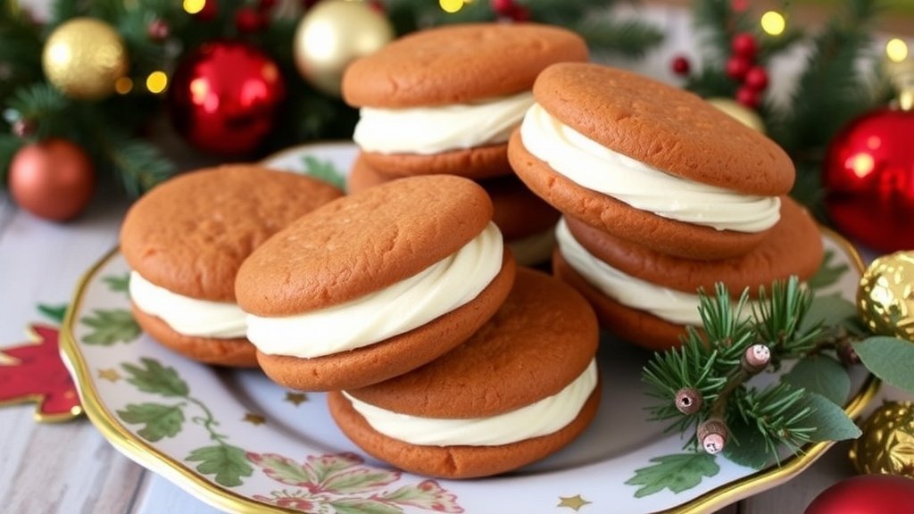 Gingerbread Whoopie Pies