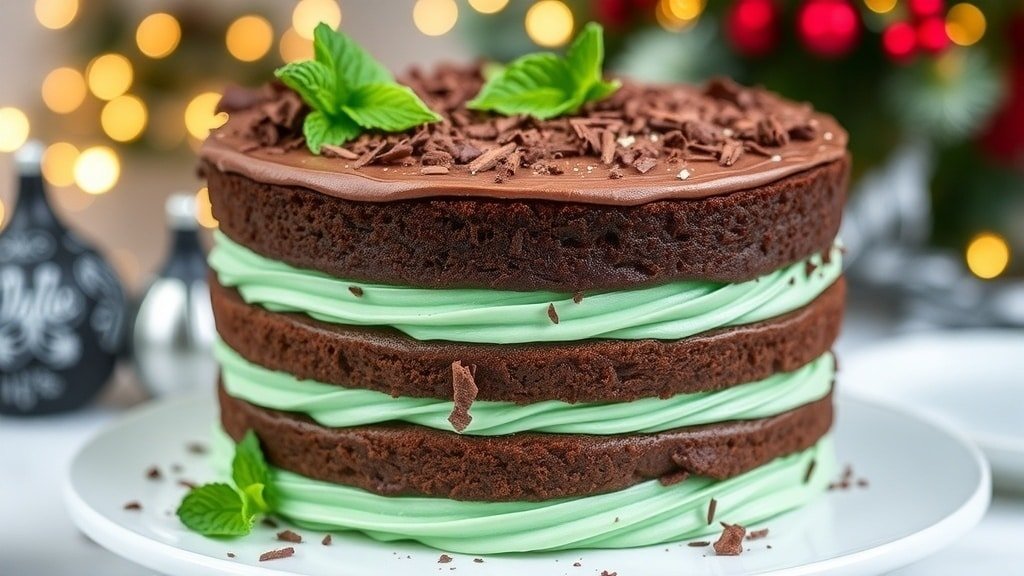 Chocolate Mint Layer Cake