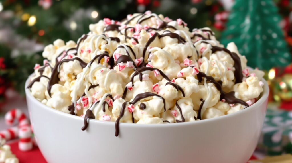 Peppermint Bark Popcorn