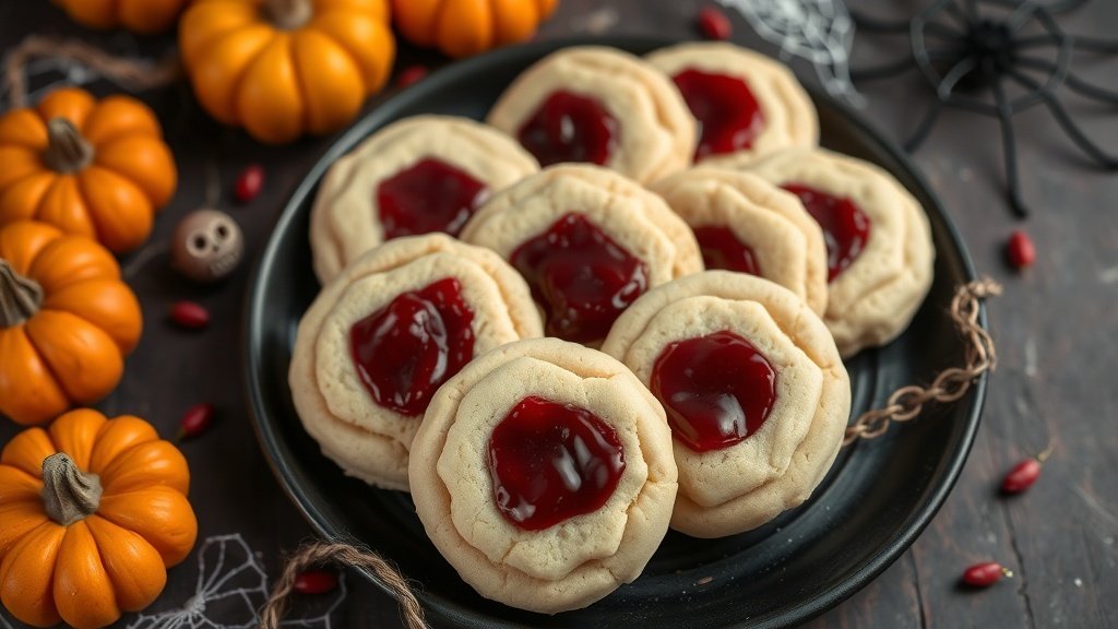 Bloody Thumbprint Cookies
