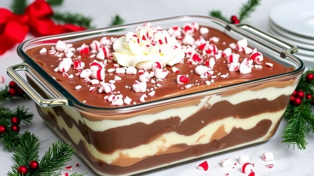 Chocolate Peppermint Lasagna
