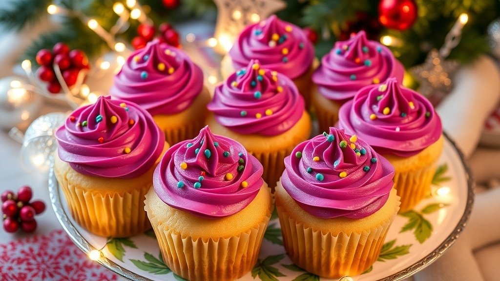Sugar Plum Cupcakes