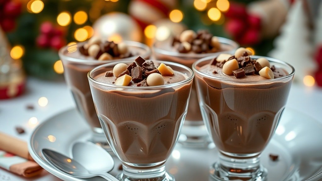 Hazelnut Chocolate Mousse Cups