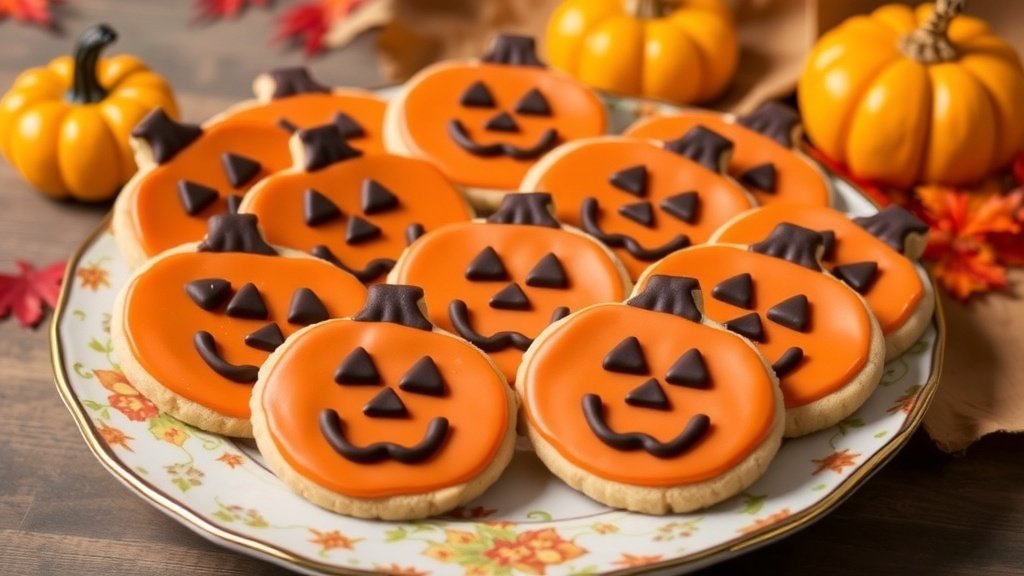 Jack-o’-Lantern Sugar Cookies