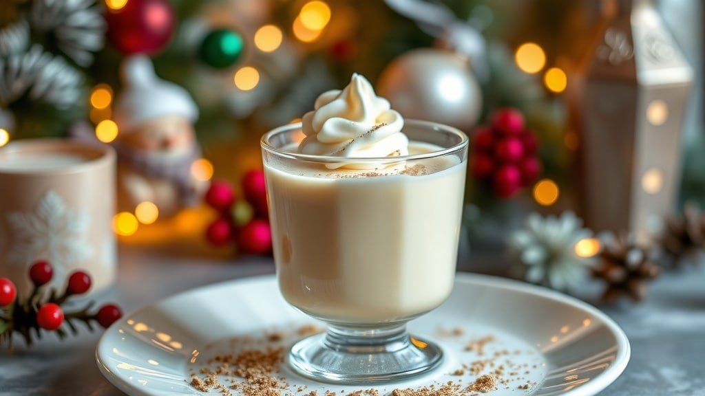 Eggnog Panna Cotta