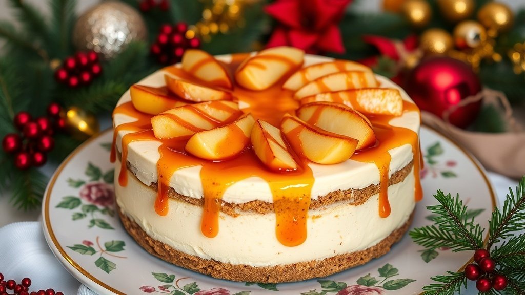 Caramel Apple Cheesecake