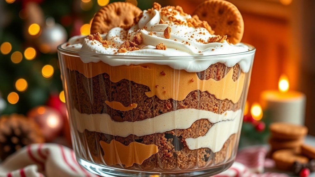 Pumpkin Gingerbread Trifle