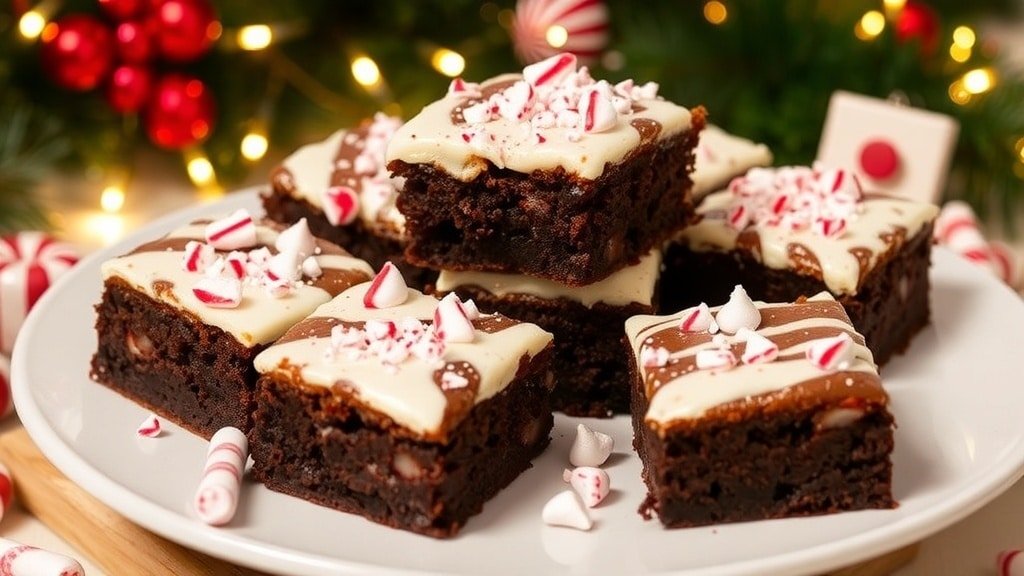 Peppermint Mocha Brownies