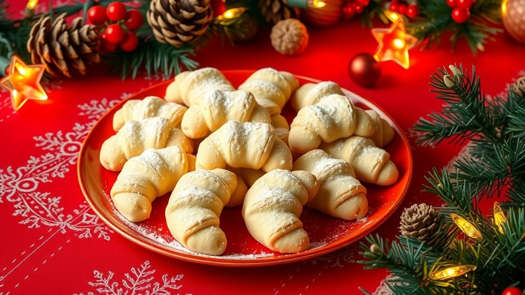 Almond Crescent Cookies