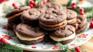 Brownie Sandwich Cookies