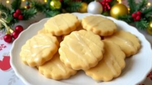 Lemon Glazed Shortbread