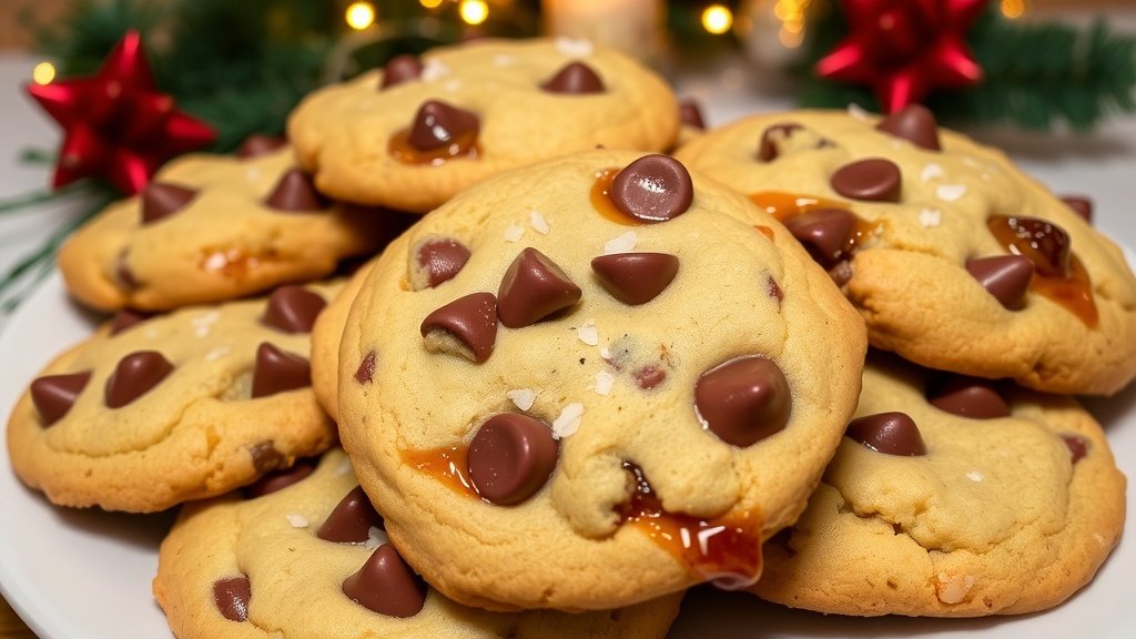 Salted Caramel Chocolate Chip Cookies