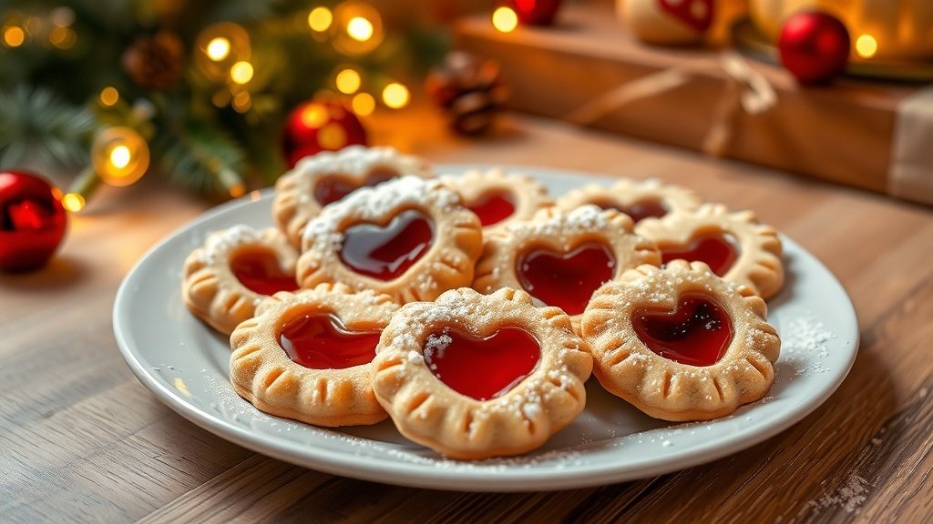 Hazelnut Linzer Cookies