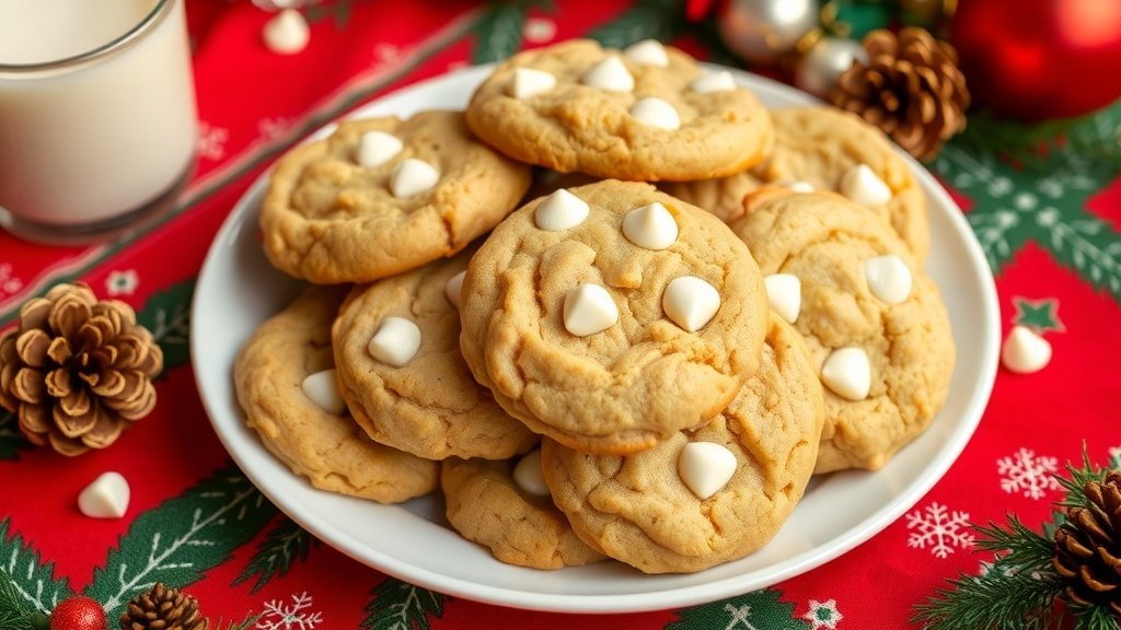 White Chocolate Chai Cookies