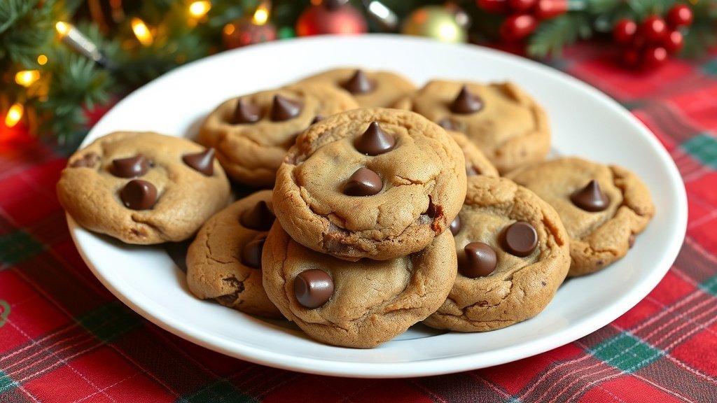 Chocolate Chip Gingerbread Cookies