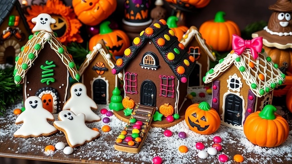 Haunted House Gingerbread Cookies