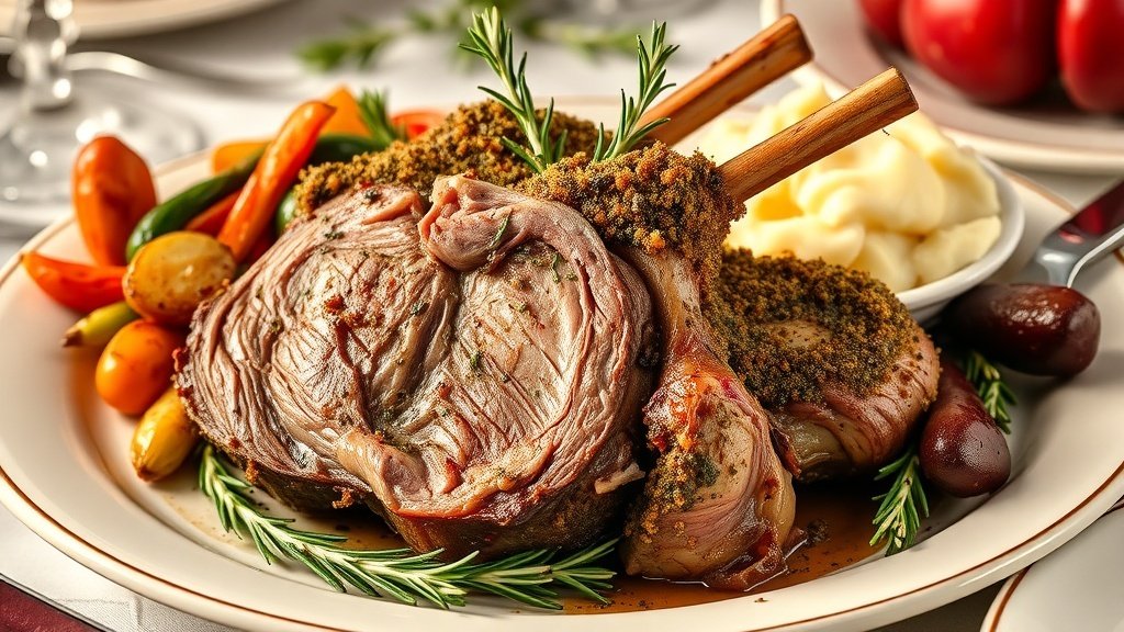 Herb-Crusted Rack of Lamb