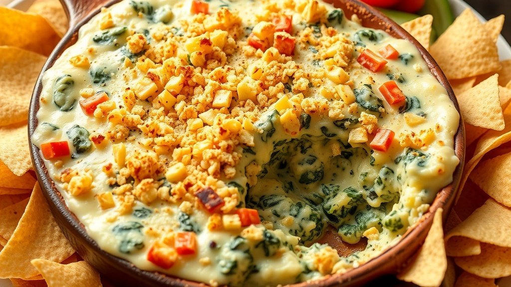 Creamy Spinach and Artichoke Bake