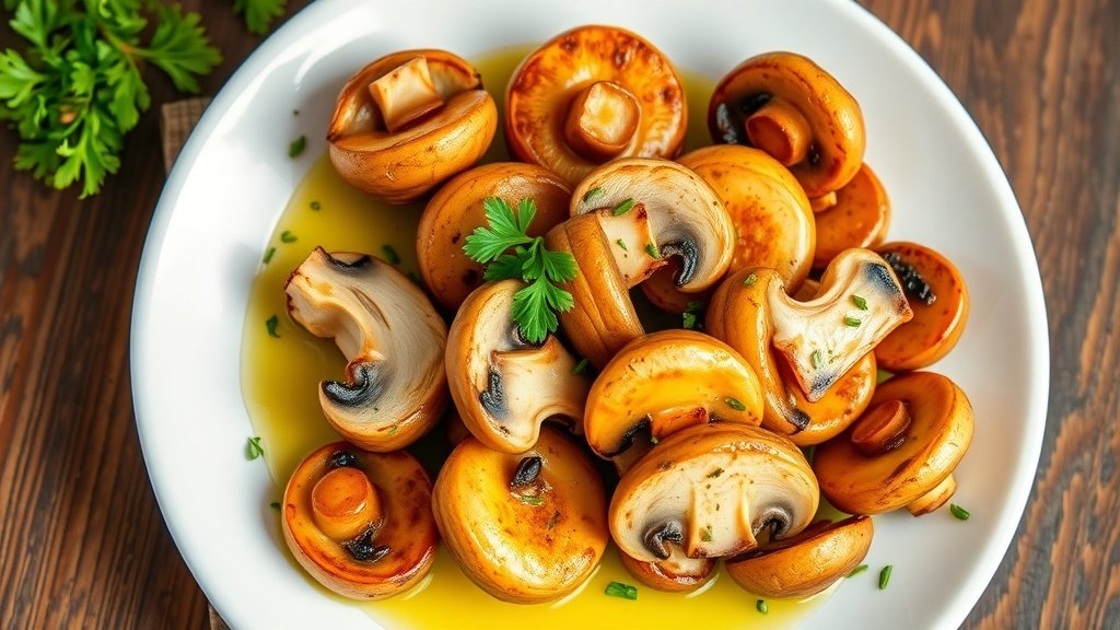 Pan-Seared Mushrooms with Garlic and Herbs