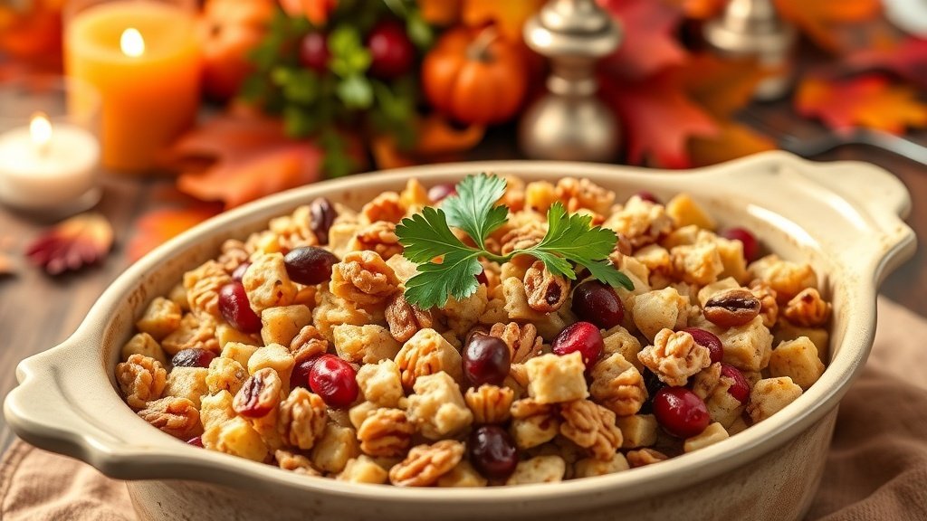 Cranberry and Walnut Stuffing