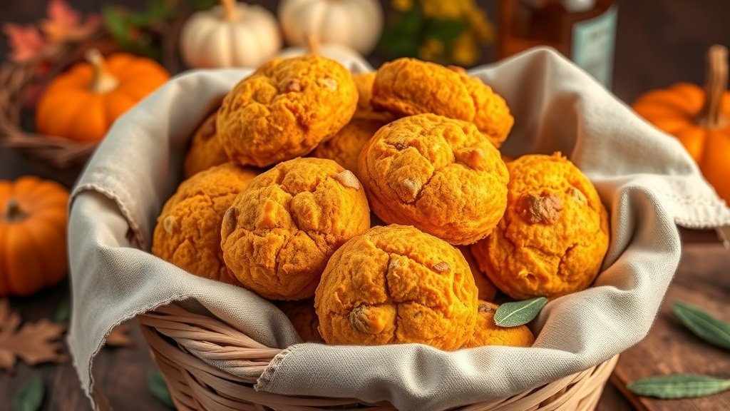 Pumpkin Sage Biscuits