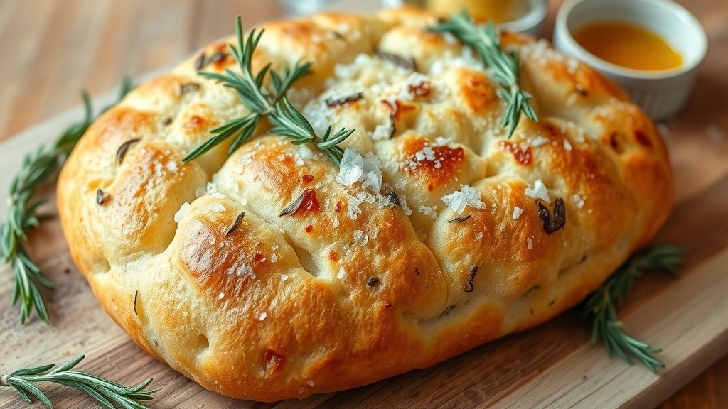 Rosemary Sea Salt Focaccia