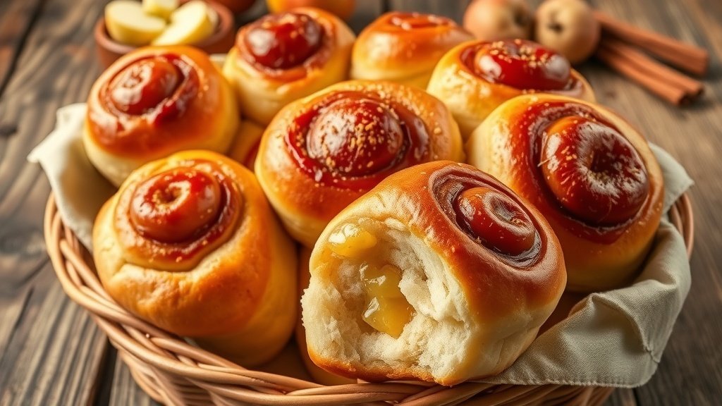 Apple Cinnamon Dinner Rolls