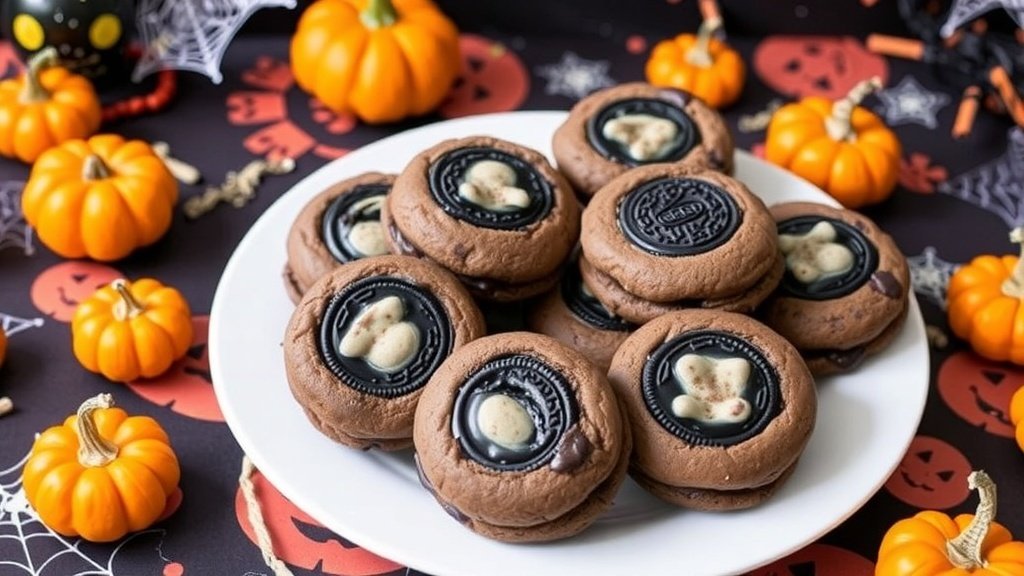 Eerie Oreo-Stuffed Cookies
