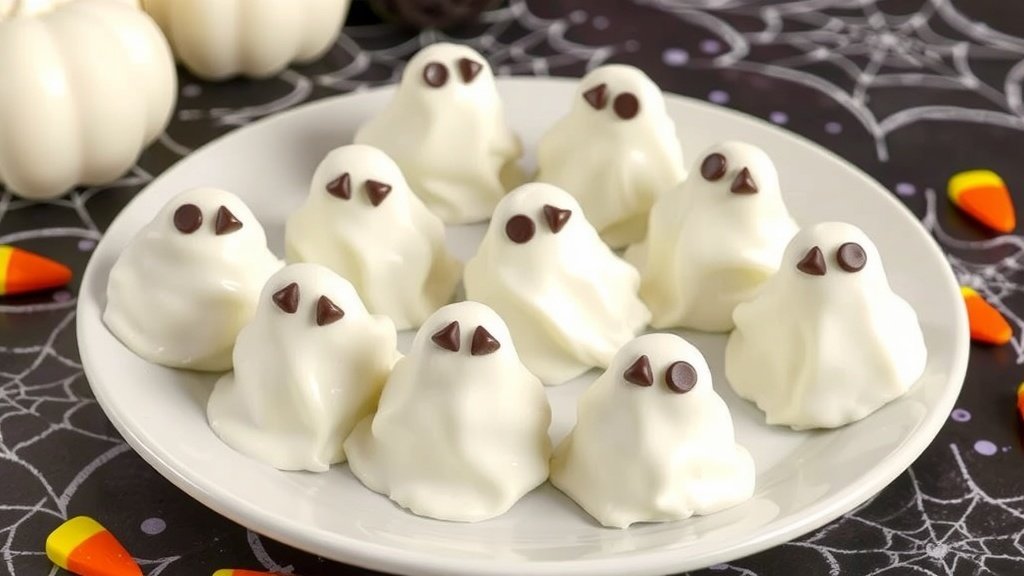 Ghostly Oreo Truffle Cookies
